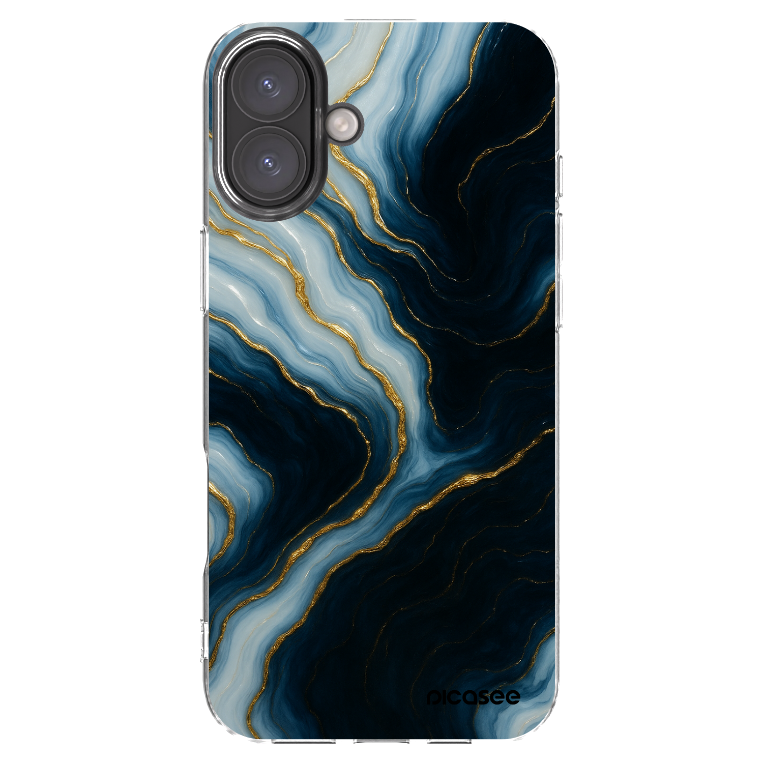 Picasee Apple iPhone 16 Plus Hülle - Transparentes Silikon - Luna