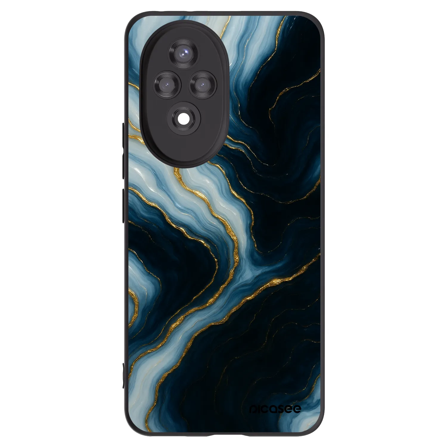 Picasee Honor 200 Pro 5G Hülle - Schwarzes Silikon - Luna
