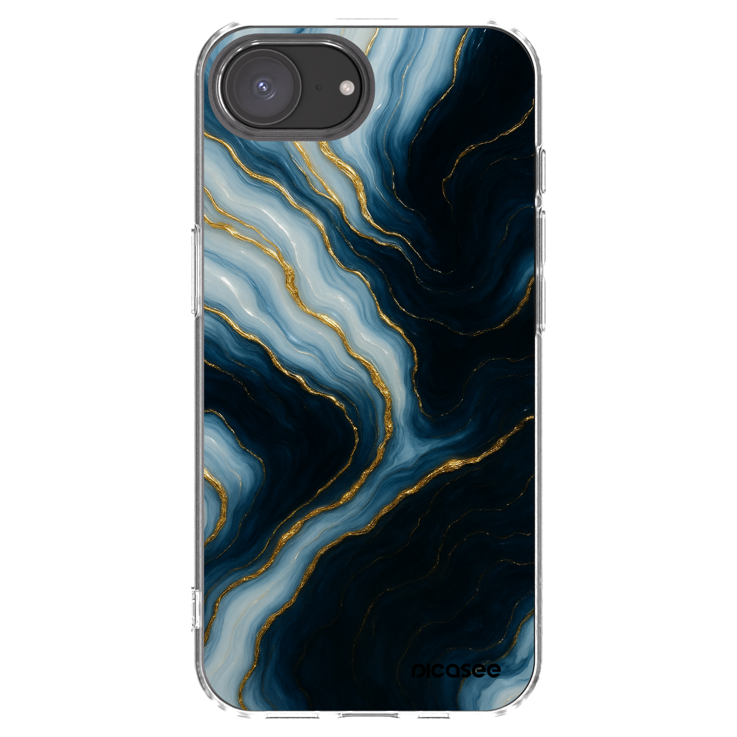Picasee Apple iPhone 16e Hülle - Transparentes Silikon - Luna