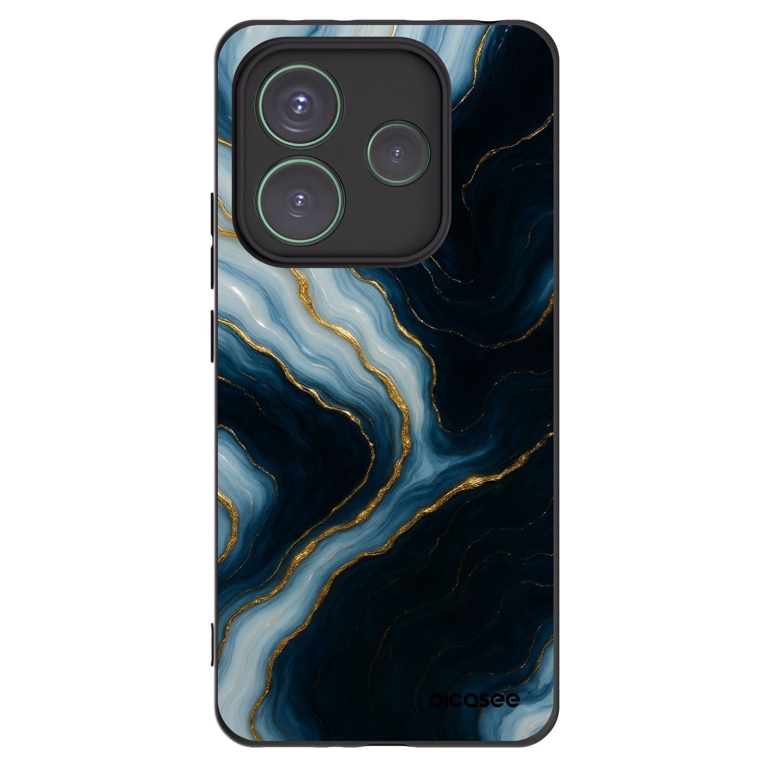 Picasee Xiaomi Redmi Note 14 5G Hülle - Schwarzes Silikon - Luna