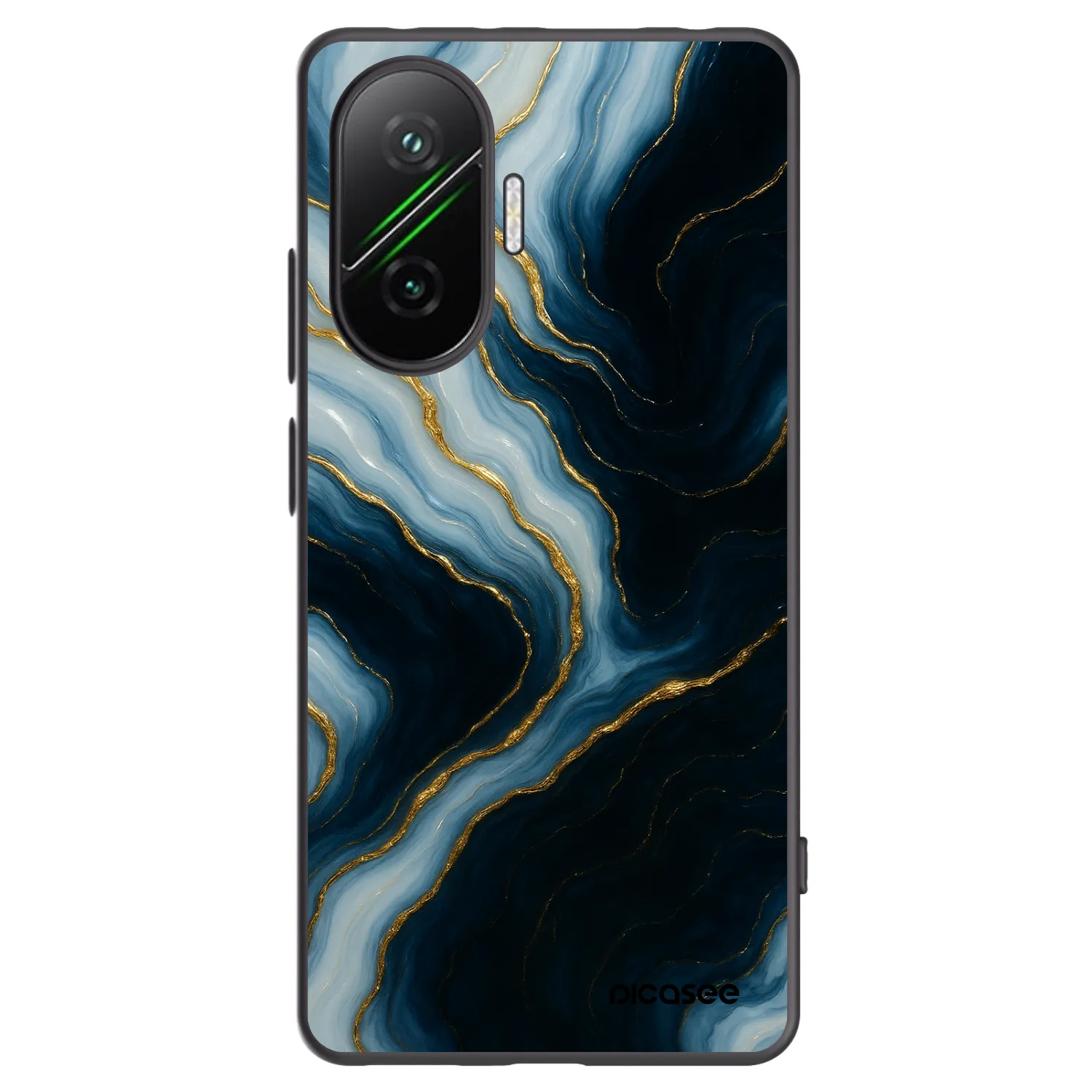 Picasee Xiaomi Poco F7 5G Hülle - Schwarzes Silikon - Luna