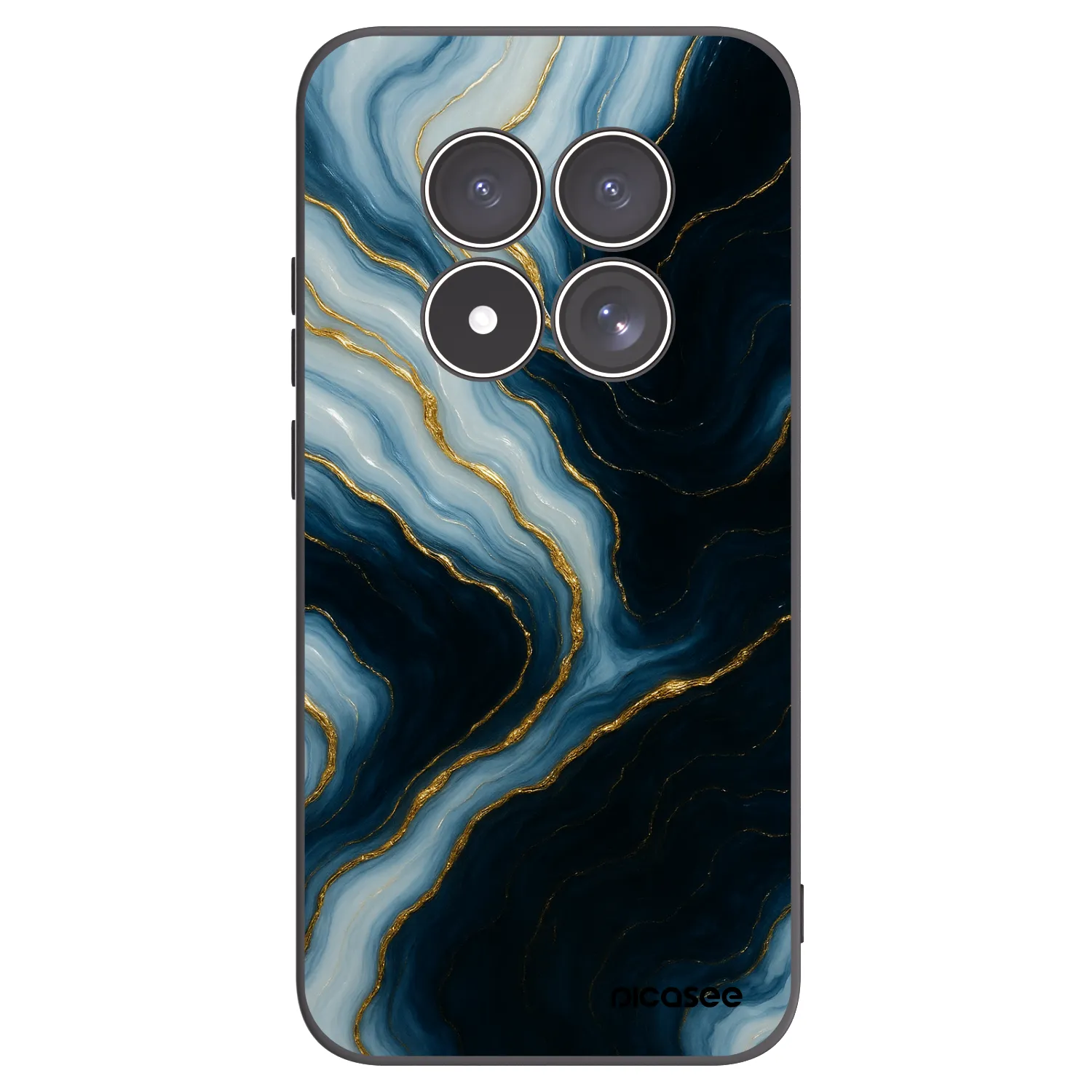 Picasee Xiaomi Redmi Note 15 Pro 4G Hülle - Schwarzes Silikon - Luna