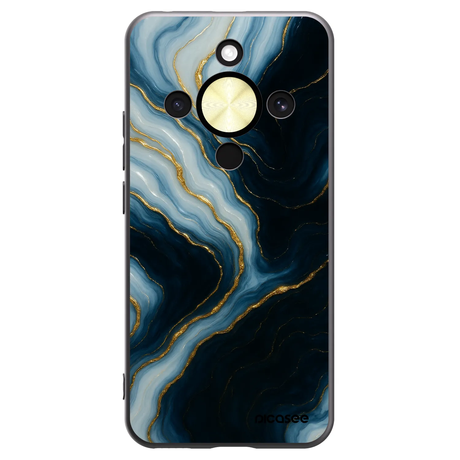 Picasee Honor Magic8 Lite 5G Hülle - Schwarzes Silikon - Luna