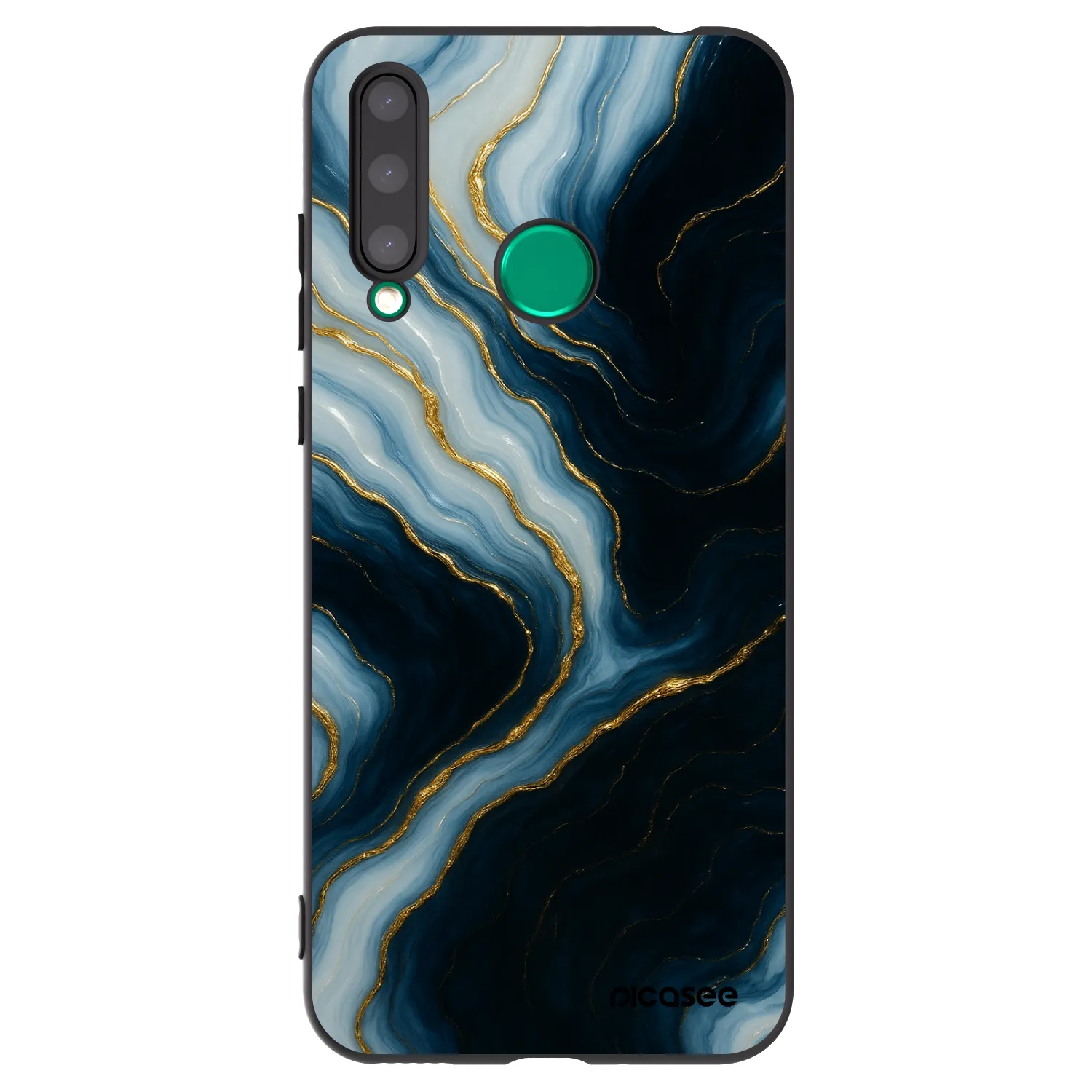 Picasee Honor 20 Lite Hülle - Schwarzes Silikon - Luna