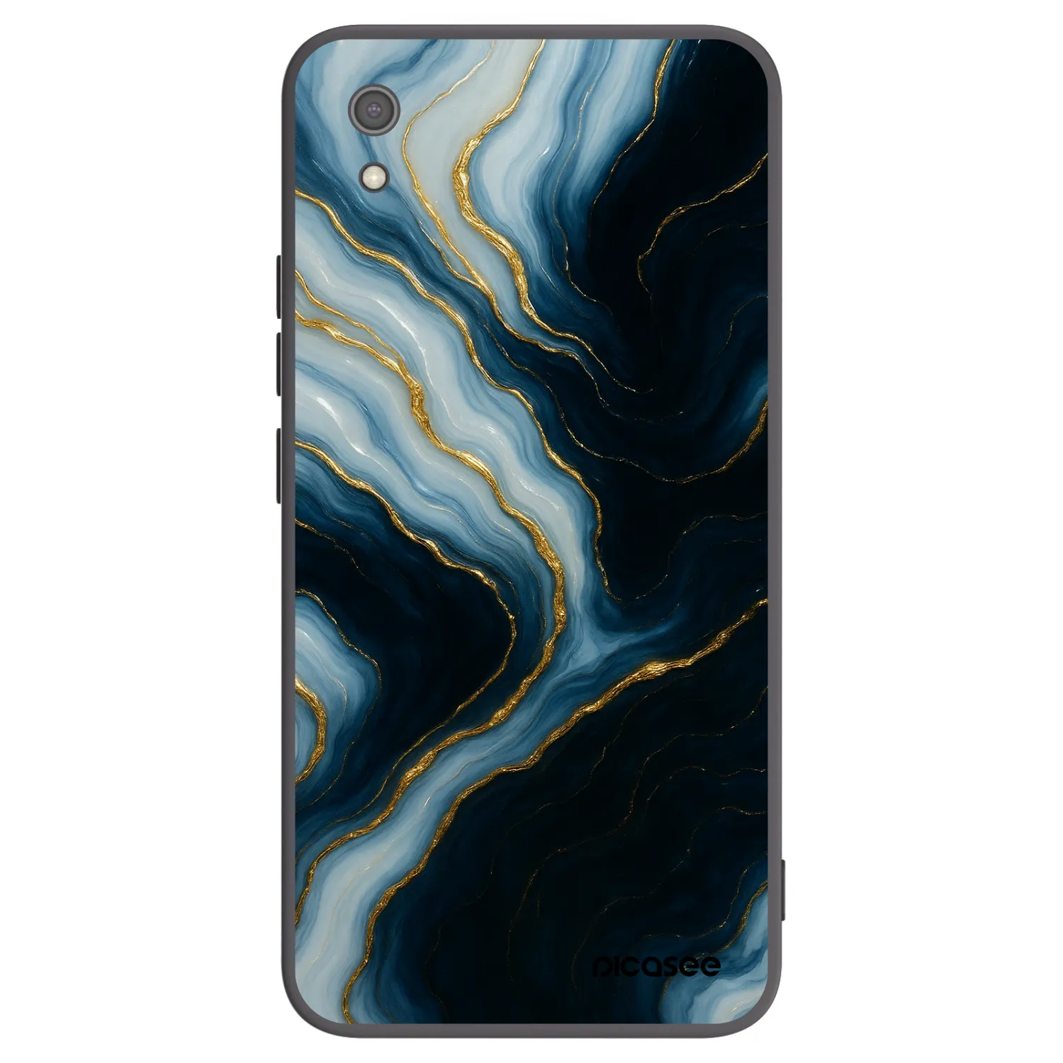 Picasee Xiaomi Redmi 7A Hülle - Schwarzes Silikon - Luna
