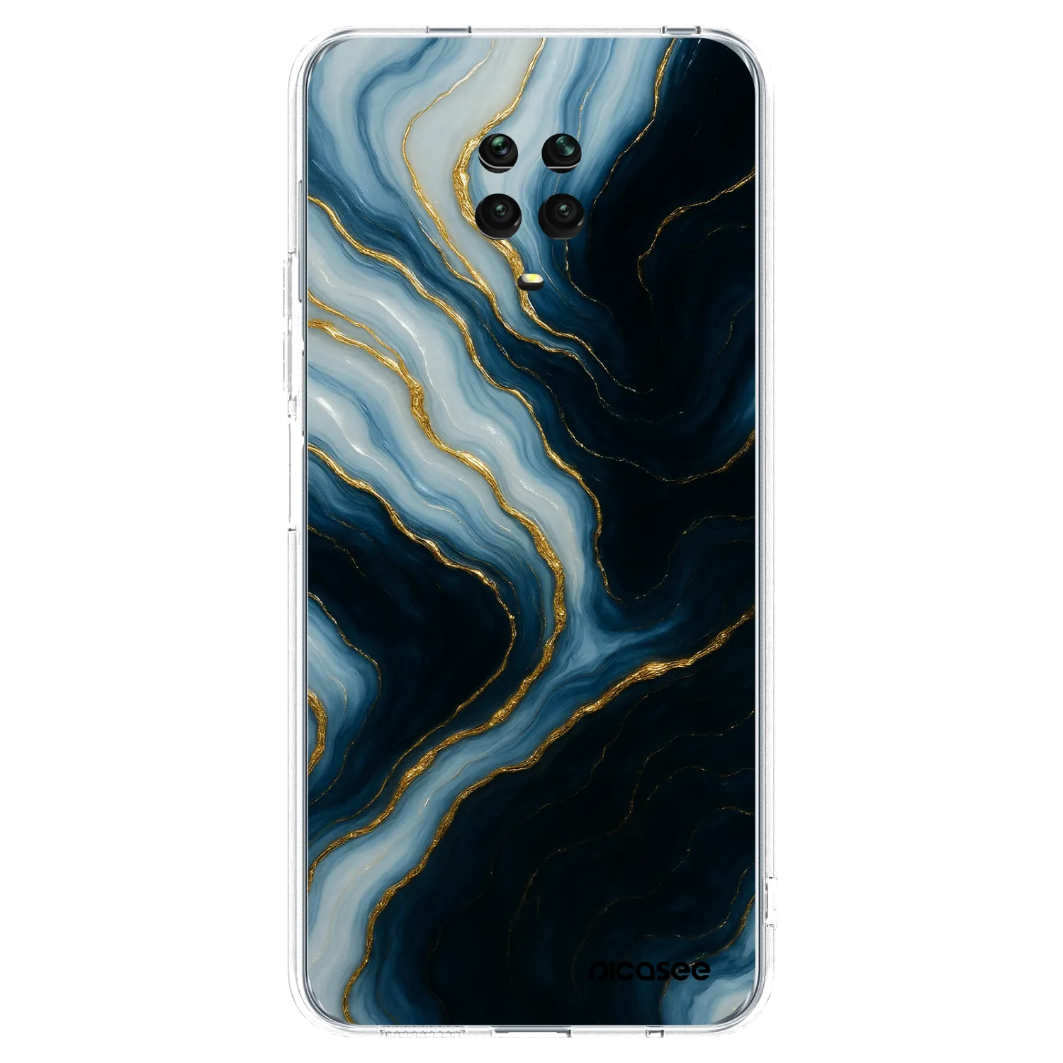 Picasee Xiaomi Redmi Note 9S Hülle - Transparentes Silikon - Luna