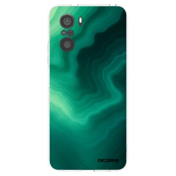 Picasee Xiaomi Poco F3 Hülle - Transparentes Silikon - Malachite