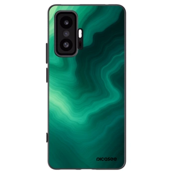 Picasee Xiaomi 11T Pro Hülle - Schwarzes Silikon - Malachite