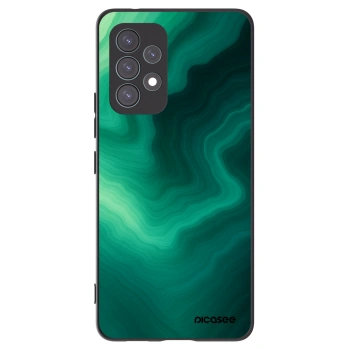 Picasee Samsung Galaxy A53 5G A536 Hülle - Schwarzes Silikon - Malachite