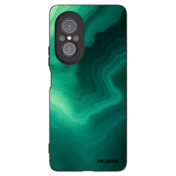 Picasee Huawei Nova 9 SE Hülle - Schwarzes Silikon - Malachite