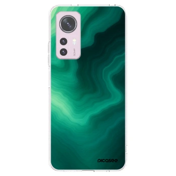 Picasee Xiaomi 12 Hülle - Transparentes Silikon - Malachite