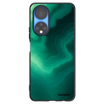 Picasee Honor X7 Hülle - Schwarzes Silikon - Malachite