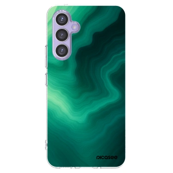 Picasee Samsung Galaxy A54 5G A546B Hülle - Transparentes Silikon - Malachite