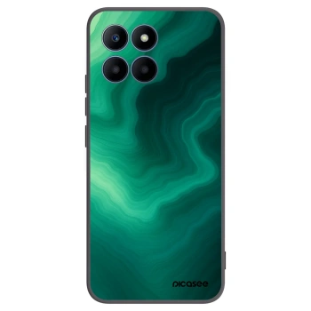 Picasee Honor 70 Lite Hülle - Schwarzes Silikon - Malachite
