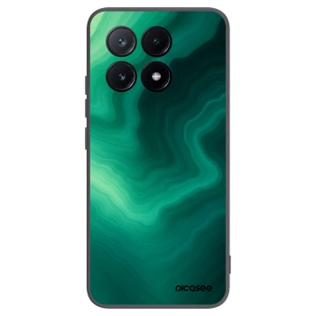 Picasee Xiaomi Poco X6 Pro Hülle - Schwarzes Silikon - Malachite