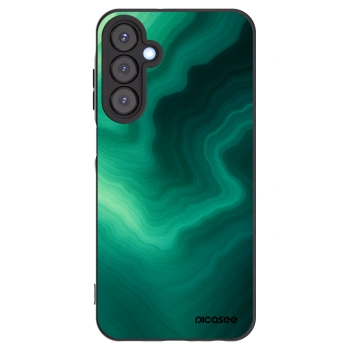 Picasee Samsung Galaxy A25 A256B 5G Hülle - Schwarzes Silikon - Malachite