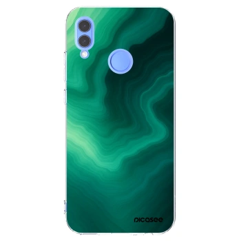 Picasee Huawei P Smart 2019 Hülle - Transparentes Silikon - Malachite