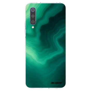 Picasee Xiaomi Mi 9 Hülle - Transparentes Silikon - Malachite