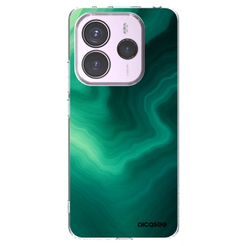 Picasee Xiaomi Redmi Note 14 5G Hülle - Transparentes Silikon - Malachite