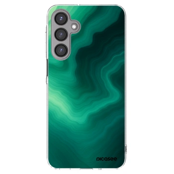 Picasee Samsung Galaxy A16 5G Hülle - Transparentes Silikon - Malachite