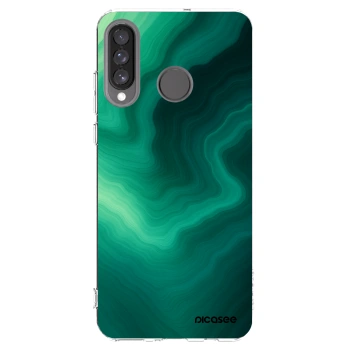Picasee Huawei P30 Lite Hülle - Transparentes Silikon - Malachite