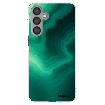 Picasee Samsung Galaxy A16 4G Hülle - Transparentes Silikon - Malachite