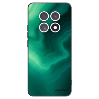Picasee Xiaomi Redmi Note 15 5G Hülle - Schwarzes Silikon - Malachite