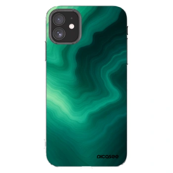Picasee Apple iPhone 11 Hülle - Transparentes Silikon - Malachite