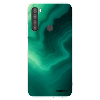 Picasee Xiaomi Redmi Note 8 Hülle - Transparentes Silikon - Malachite