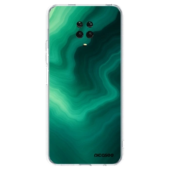 Picasee Xiaomi Redmi Note 9 Pro Hülle - Transparentes Silikon - Malachite