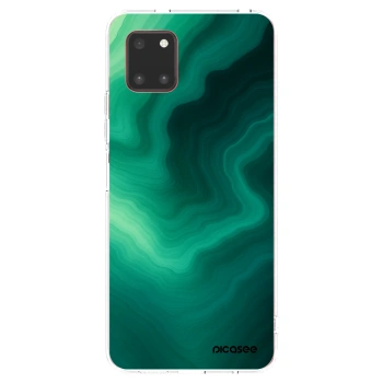 Picasee Samsung Galaxy Note 10 Lite N770F Hülle - Transparentes Silikon - Malachite