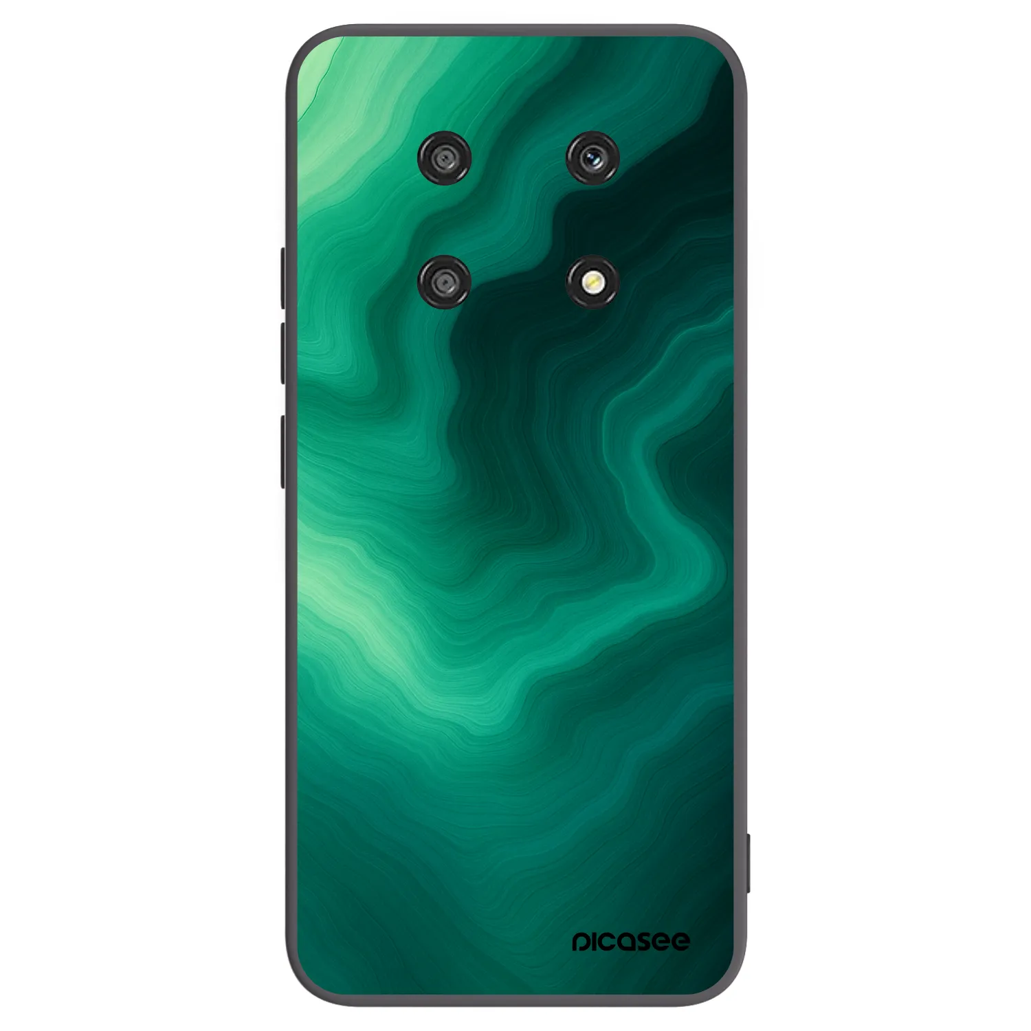 Picasee Honor Magic4 Lite 5G Hülle - Schwarzes Silikon - Malachite