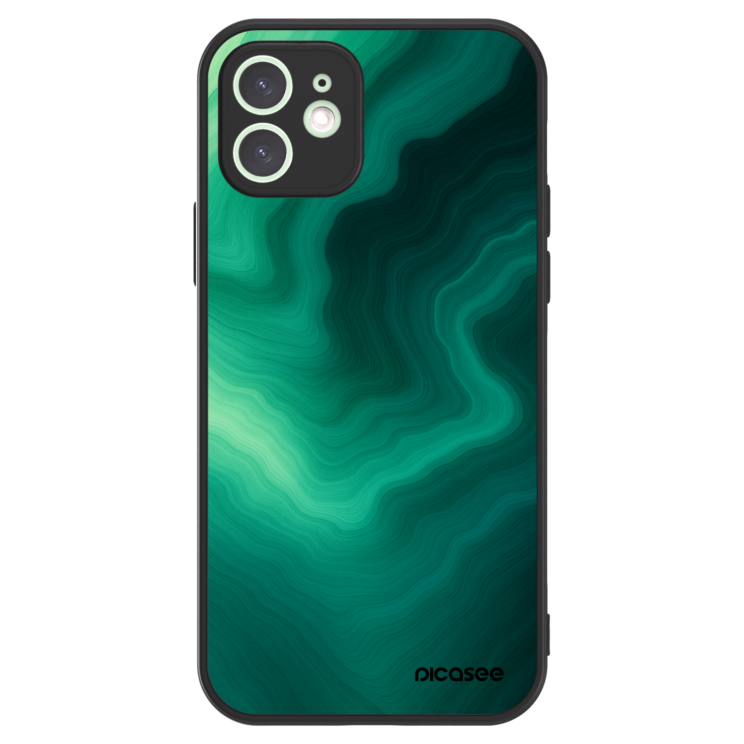 Picasee ULTIMATE CASE MagSafe für Apple iPhone 12 - Malachite