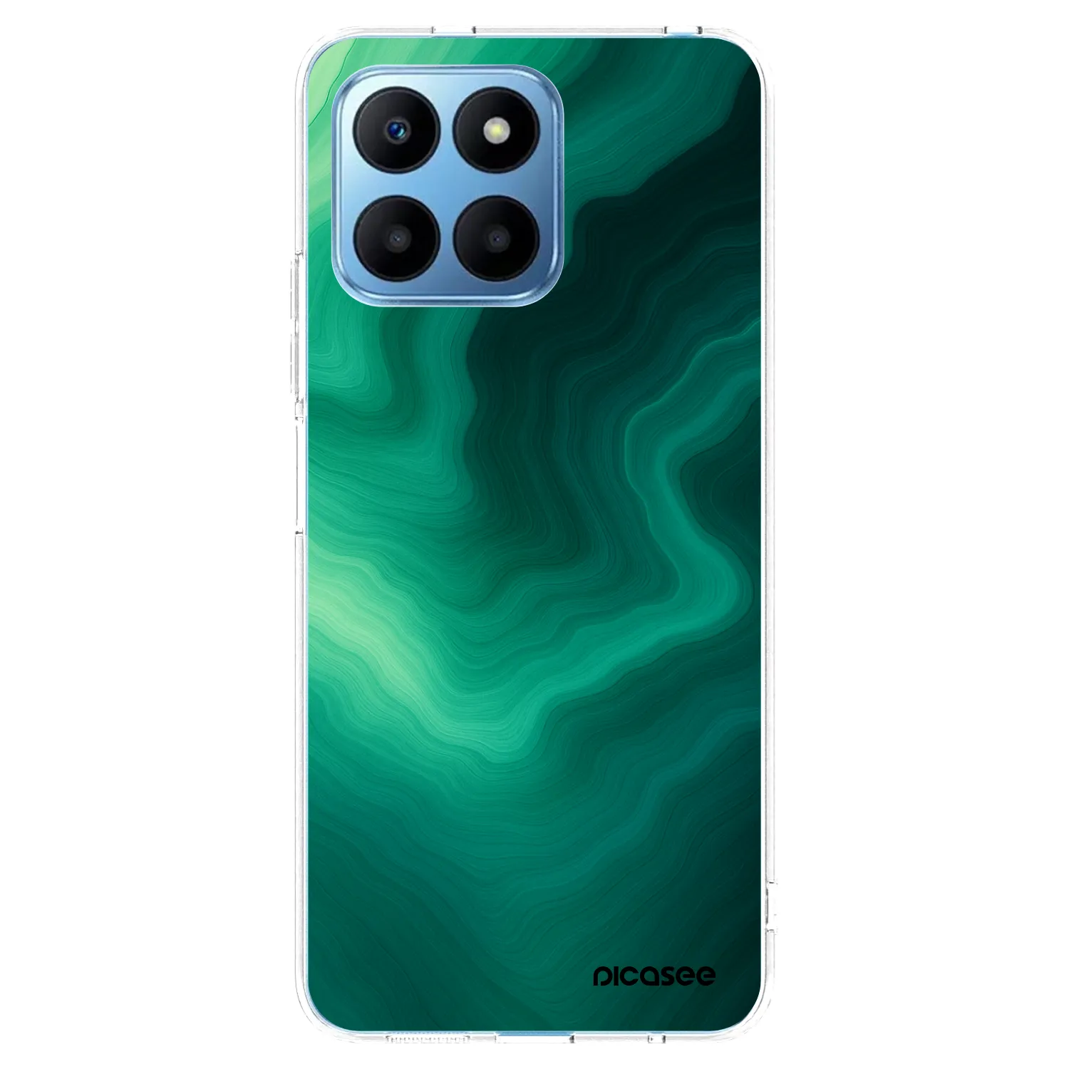 Picasee Honor 70 Lite Hülle - Transparentes Silikon - Malachite
