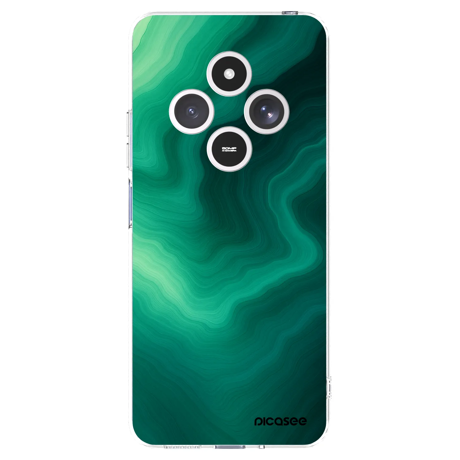 Picasee Xiaomi Redmi 14C Hülle - Transparentes Silikon - Malachite
