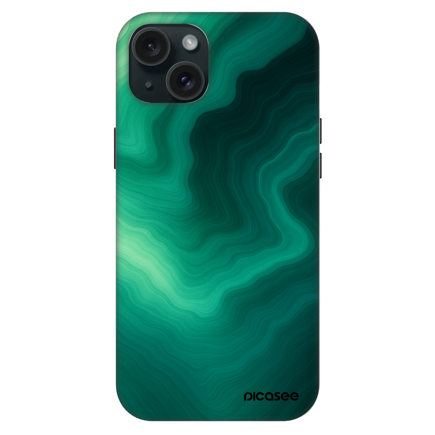 Picasee Fashion Case MagSafe für Apple iPhone 15 Plus - Malachite