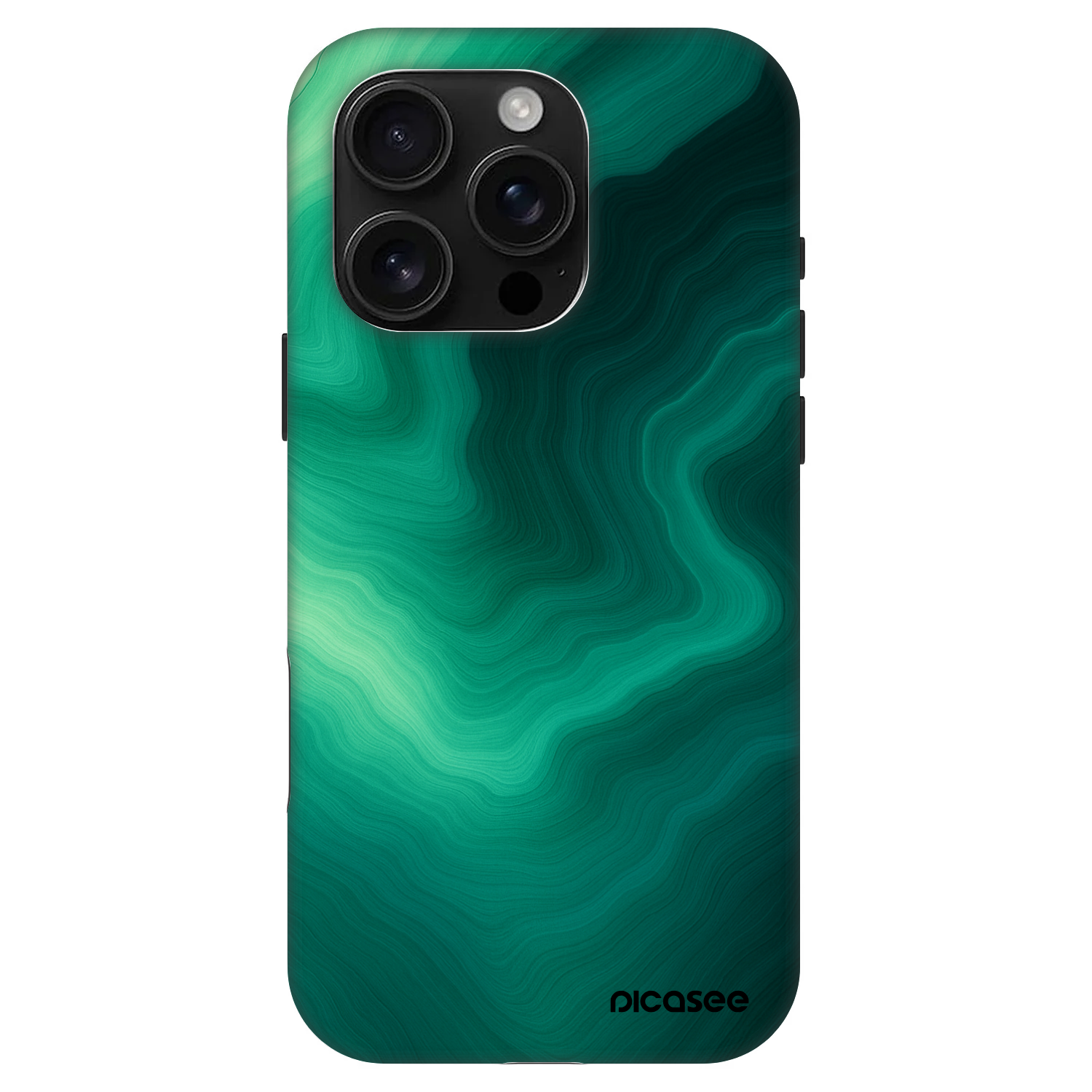 Picasee Fashion Case MagSafe für Apple iPhone 16 Pro - Malachite