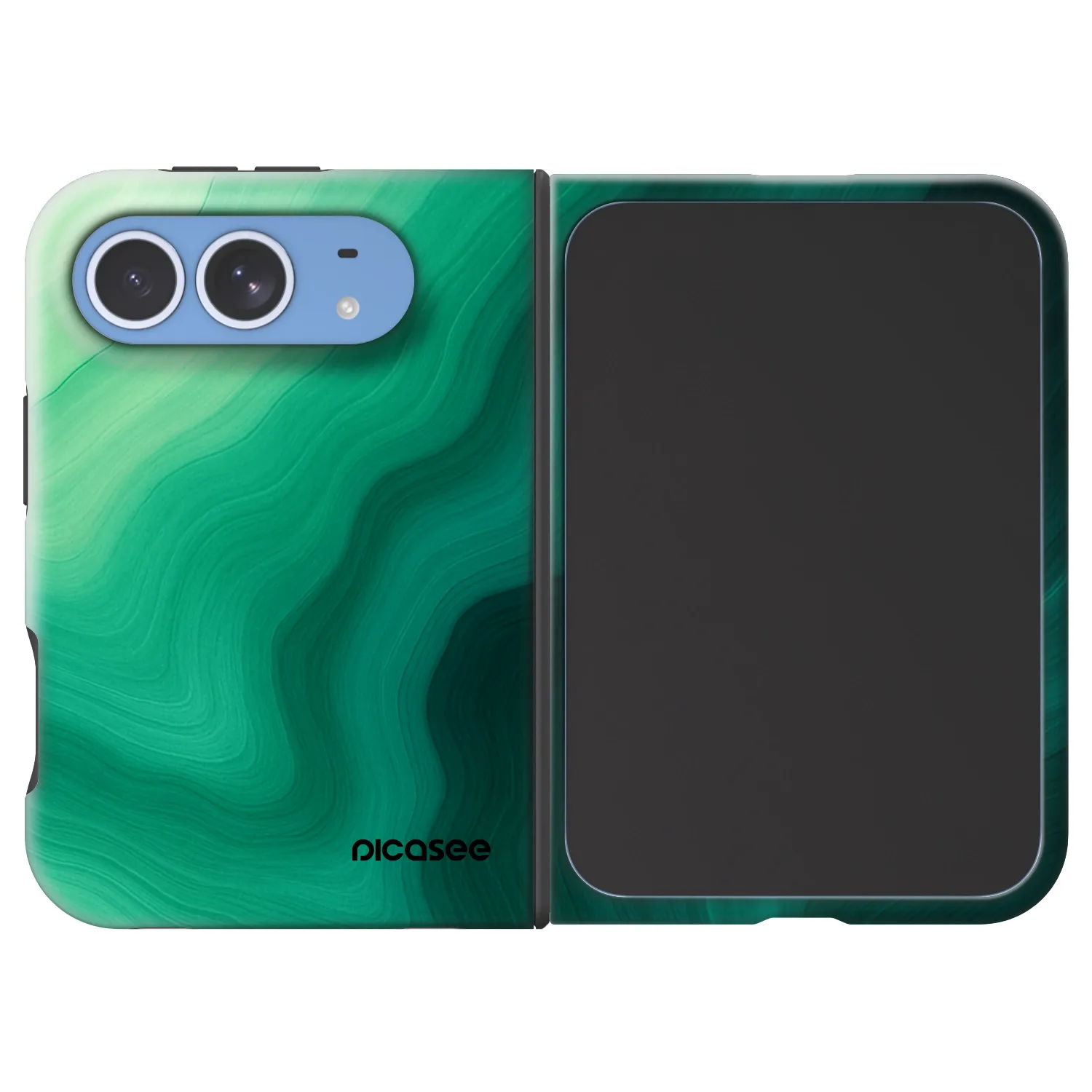 Picasee Fashion Case MagSafe für Apple iPhone Duo - Malachite
