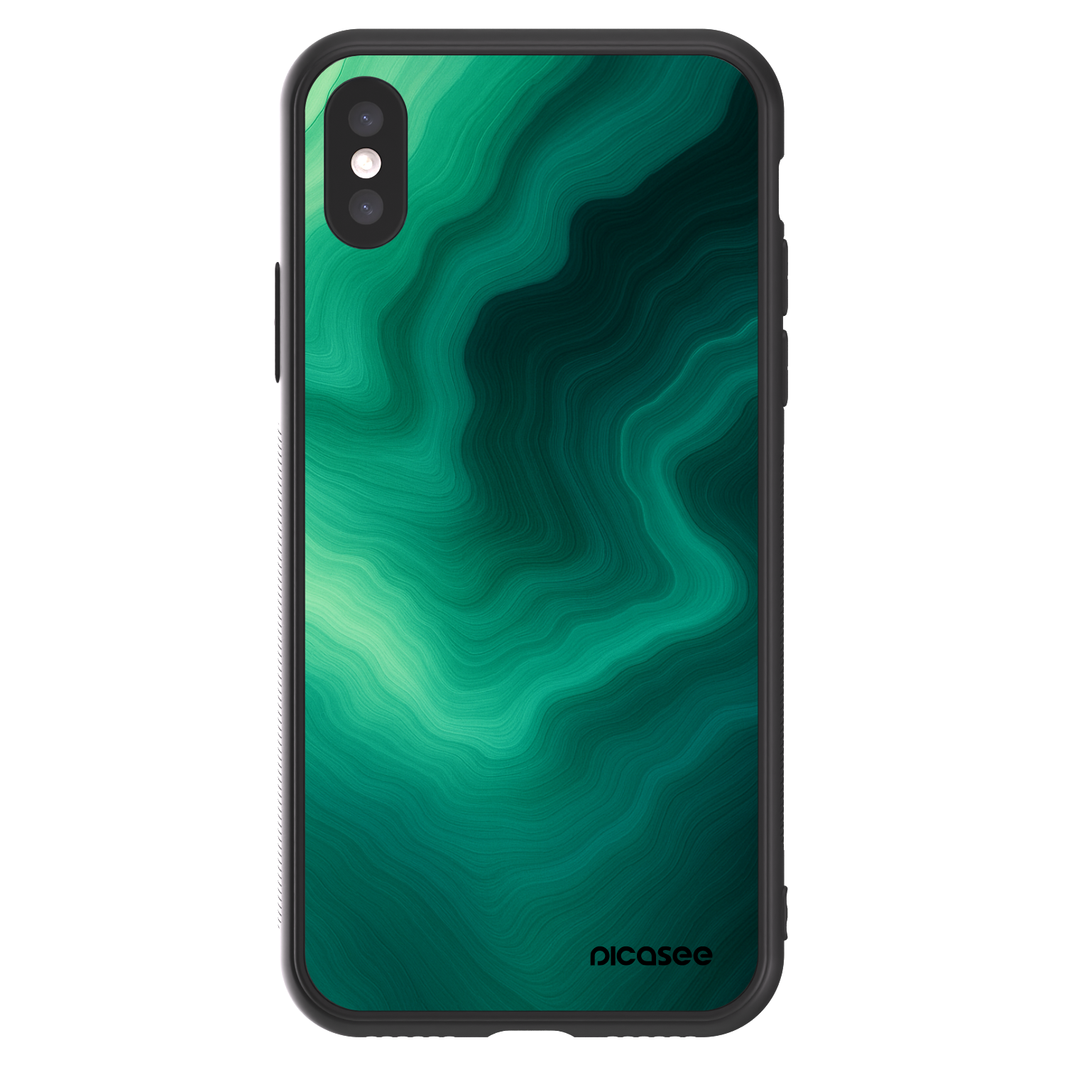 Picasee ULTIMATE CASE für Apple iPhone X/XS - Malachite