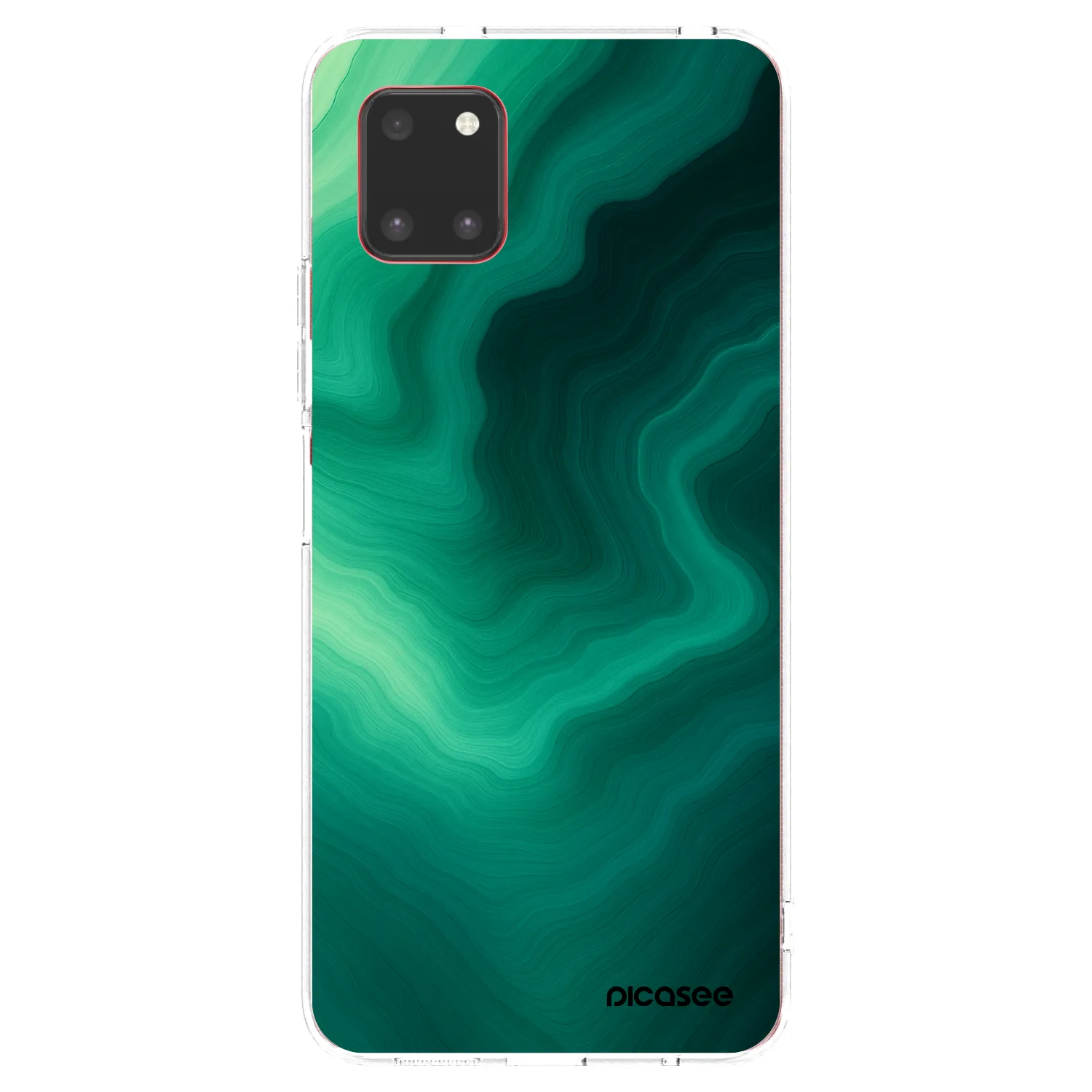 Picasee Samsung Galaxy Note 10 Lite N770F Hülle - Transparentes Silikon - Malachite