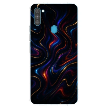 Picasee Samsung Galaxy M11 Hülle - Transparentes Silikon - Noir