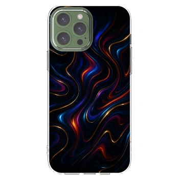 Picasee Apple iPhone 13 Pro Max Hülle - Transparentes Silikon - Noir
