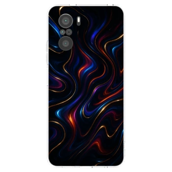 Picasee Xiaomi Poco F3 Hülle - Transparentes Silikon - Noir