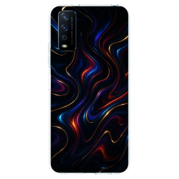 Picasee Vivo Y11s Hülle - Transparentes Silikon - Noir