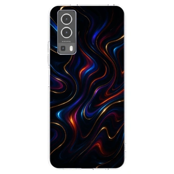 Picasee Vivo Y72 5G Hülle - Transparentes Silikon - Noir