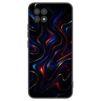 Picasee Realme 8i Hülle - Schwarzes Silikon - Noir
