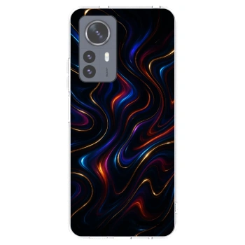 Picasee Xiaomi 12 Pro Hülle - Transparentes Silikon - Noir