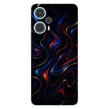 Picasee Xiaomi Poco F5 Hülle - Transparentes Silikon - Noir