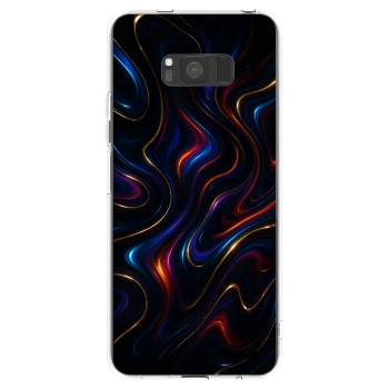 Picasee Samsung Galaxy S8 G950F Hülle - Transparentes Silikon - Noir