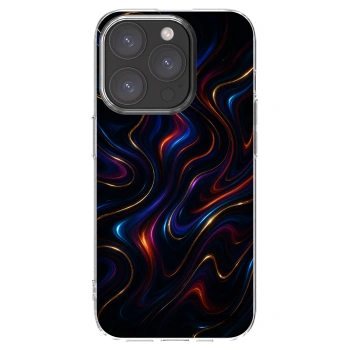 Picasee Apple iPhone 15 Pro Hülle - Transparentes Silikon - Noir